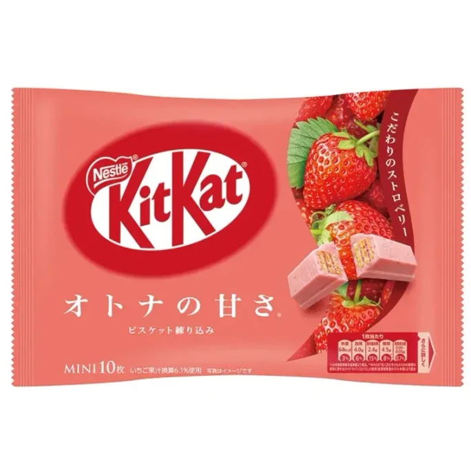 【日本直邮】 KIT KAT 草莓口味巧克力威化 12枚装