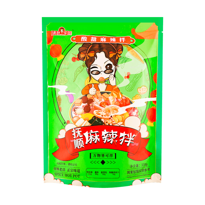 【東北撫順風味】靖昔學姐 麻辣拌 酸甜味 330g