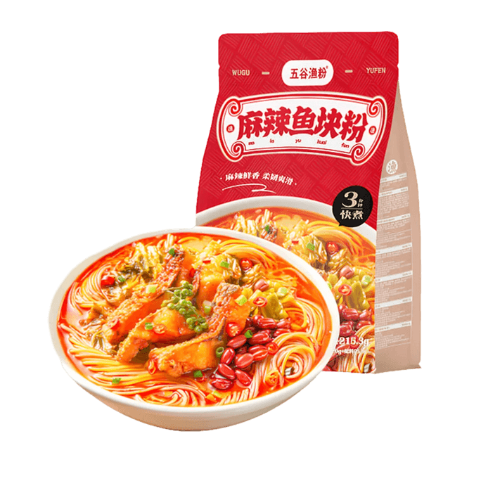 매콤한 생선살 즉석 쌀국수, 210g【Yami 단독 상품】