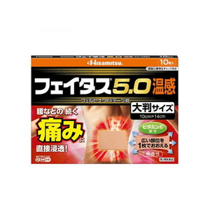 【日本直送】久光製薬 温感ばんそうこう（特大サイズ 10枚入り）痛みや不快感をすばやくやわらげます。1枚で手軽にお使いいただけます。