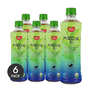 USDA Organic Matcha Green Tea 16.9 fl oz *6【6 Packs】【0 Sugar 0 Fat 0 Calories】【Refreshing Cold Brew Tea】