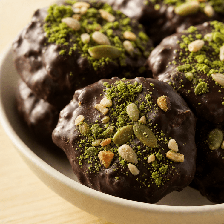 MARKETSIDE Dark Chocolate Matcha Crisp 3.53 oz【Organic Matcha +