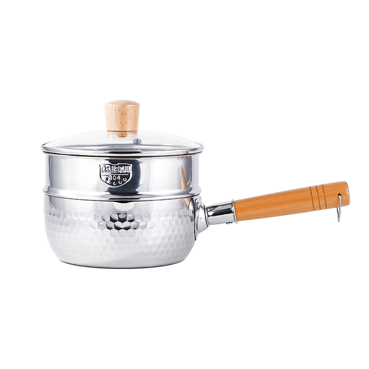 Stainless Steel Yukihira Pan With Steamer, 7.1 inch 3