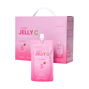 Vitamin C Konjac Jelly, 5.07 fluid ounces x 10 packs, vegan, zero sugar, low calorie, slimming and beauty, strawberry fl