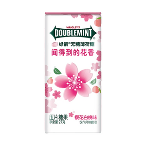 Sugar-free Floral Mint Candy , Cherry Blossom and White Peach Flavor , 0.95 oz