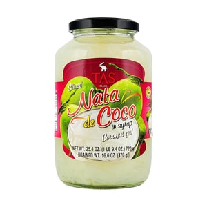 Slices Nata de Coco In Syrup - Coconut Gel , 25.4 oz