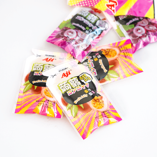 商品详情 - AJI 蒟蒻果汁果冻 百香果味+葡萄味  260g - image 2