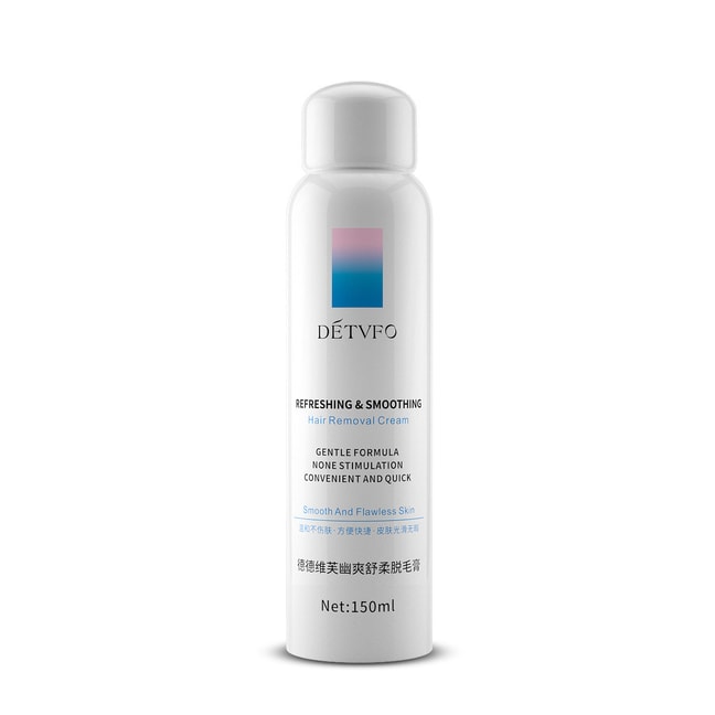 Mild fragrance and lasting smooth hair removal spray hair removal cream 150ml