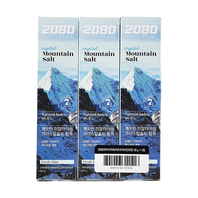 ピンクソルト フレッシュミント ディープクリーン リフレッシュブレス 歯磨き粉 4.06液量オンス