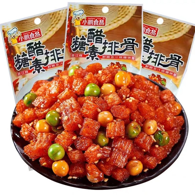 Sweet and Sour Pork Ribs with Spicy Flavor 18g*5bag