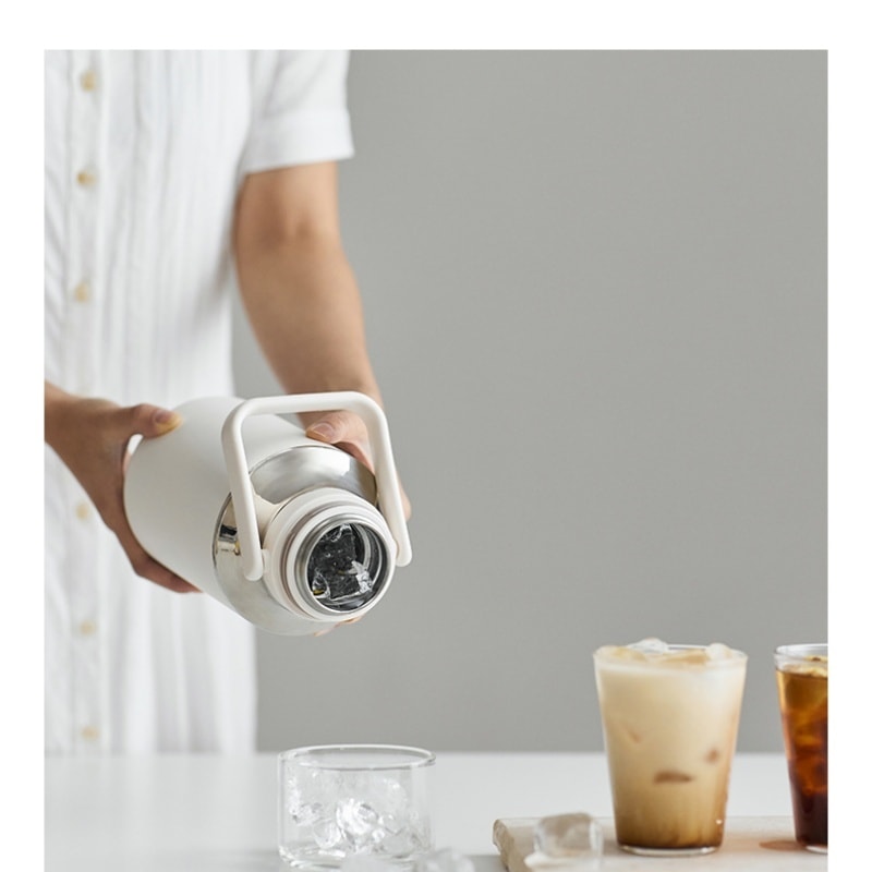 Thermos 980ml Large Capacity Water Cup 316 Stainless Steel Water Bottle One-Piece Design