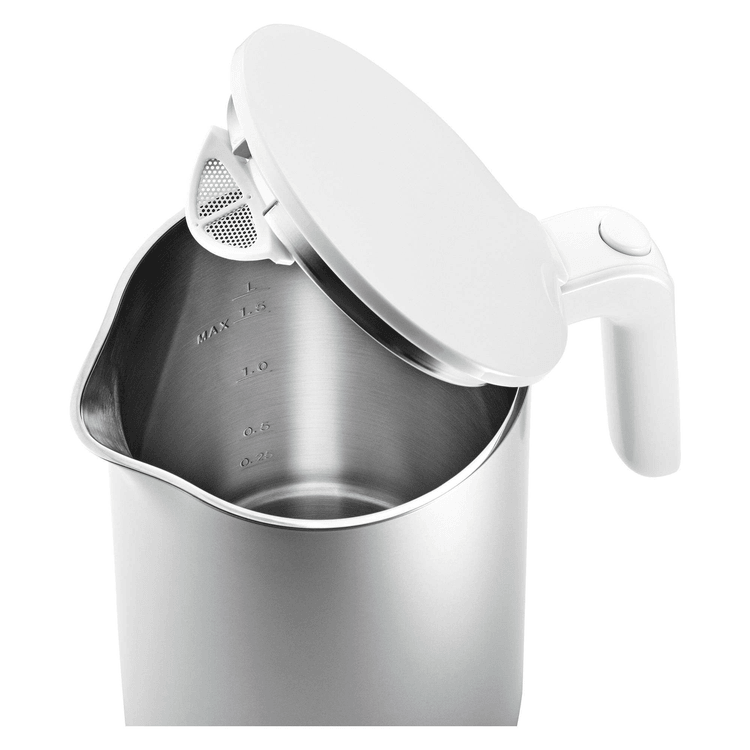 ツヴィリング 電気ケトル 1.5リットル 【新品未使用】値下げ ドイツ ツヴィリング 1.5L 電気ケトル シルバー - Yami