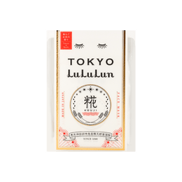 日本LULULUN 酒糟面膜 28片入 焕白提亮 深层清洁 @Cosme【东京限定】