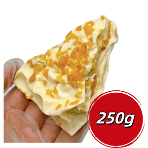 千百味 直邮 内蒙古三角千层奶皮子奶盖炒米奶酪水果粒夹心奶制品 黄桃味 250g*1袋