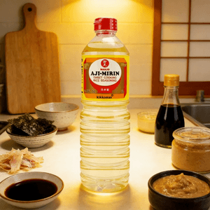 Aji Mirin - Sweet Cooking Rice Seasoning , 33.8 fl oz 【For Cooking Teriyaki, Sukiyaki, Tempura, Japanese Delicacies】