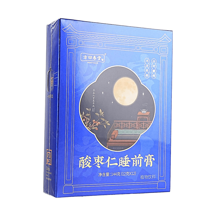 Sour Jujube Seed Sleep Herbal Paste 5.08oz Night Routine Care Sleep Support 12 Sticks 5