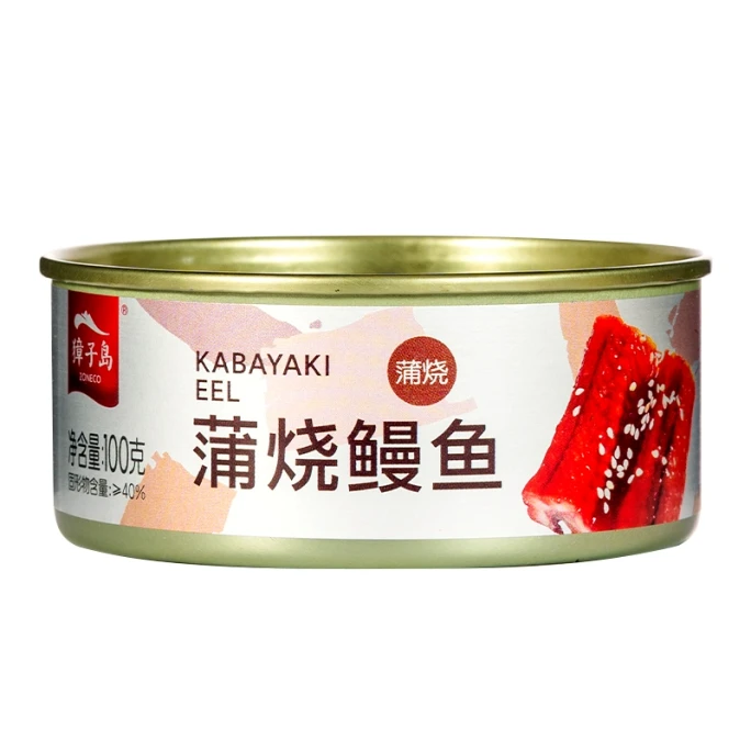 Kabayaki canned eel rice bowl seafood snack 100g*1 can