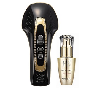 【日本直郵】日本 DR.ARRIVO 宙斯新代24k魅影美容儀 第六代 林志玲同款 提拉緊緻嫩膚V臉 黑色