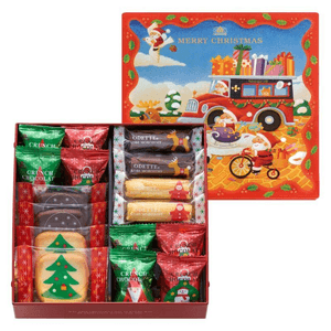 Morozoff 2025 Christmas Joyful Bells Chocolate Cookie Gift Box 19pcs