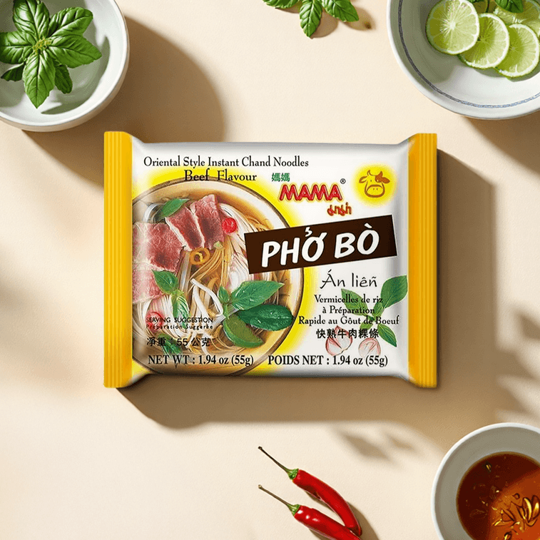 泰國MAMA媽媽 PHO BO 越南風味牛肉粉 河粉粿條 55g 3