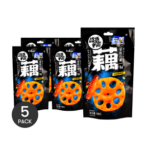 Lotus Root Sweet and Sour Spicy Flavor 100g*5【Value Pack】