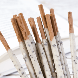 Pocky Cookies & Cream Covered Biscuits Sticks ,Family Pack, 9 Packs, 5.4oz