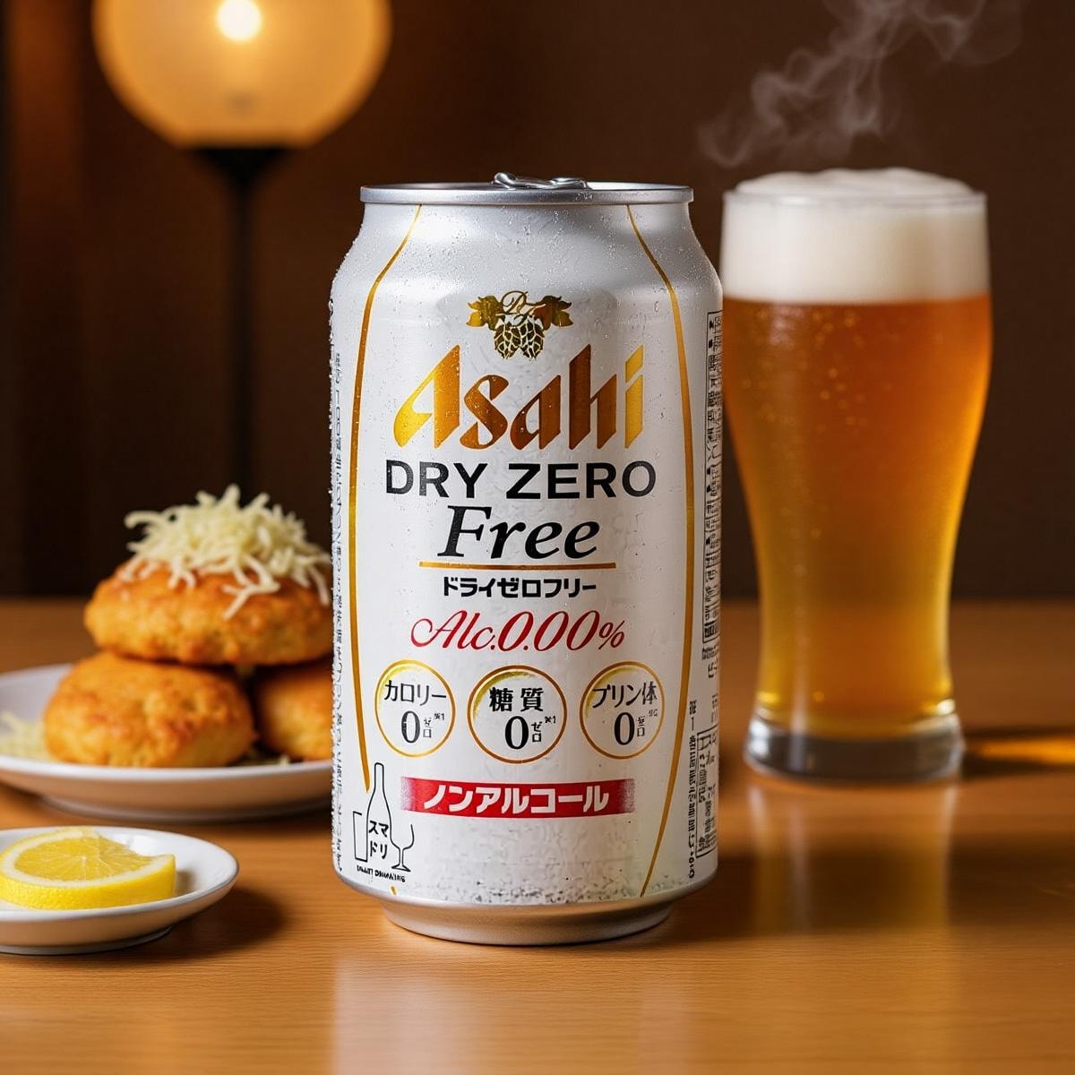 ASAHI 【Non Alcoholic Beer】Dry Zero Free Soft Drink 11 fl oz