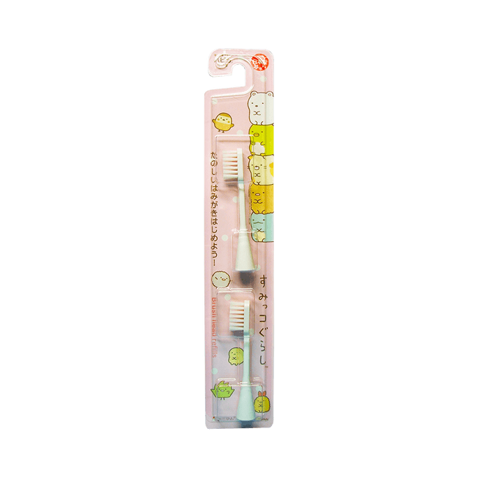 최소||하오비지아 코너 바이오 초음파 전동 칫솔 교체용 브러시 헤드 BRTS-7PSG||핑크 2팩