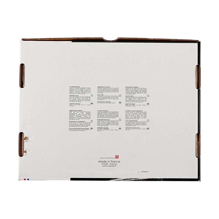 フランス製 STAUB 鋳鉄フライパン - 伝統的な深型フライパン ピオニーピンク 8.5インチ 11