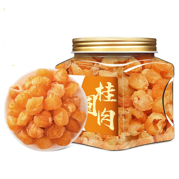 【中国直送】鎮元堂 広西博白特選 乾燥龍眼 500g 缶詰｜硫黄不使用、種なし、殻なし｜肉厚で甘みのある高品質乾燥龍眼｜スープ、お茶、お召し上がりに最適 - ヘルシーな乾物