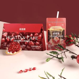 レッドダイヤモンド ザクロ インスタント アメリカーノ コーヒー、砂糖ゼロ、低カロリー、4.93 オンス