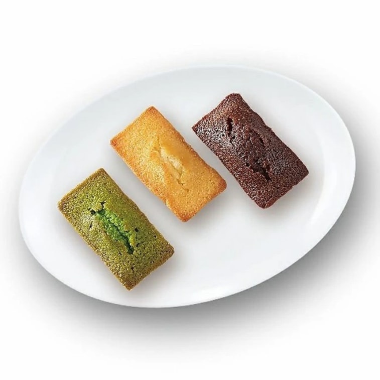 【Expédition directe du Japon】 Pâtisserie japonaise Momotani Kobe Monloire, Financiers miniatures classiques en 3 saveurs, lot de 24 3