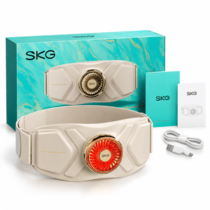 Q7 Waist & Abdominal Massager Belt Gift Set, EMS Pulse Multi-Zone Belly Massage, Wearable Ab Trainer For Home, Office & Post-Workout 【Waist Relaxation & Body Shaping Support】 Unisex Gift