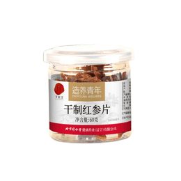Dried red ginseng slices 60g/can