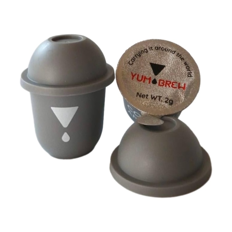 ユンムカ フリーズドライ インスタントプレミアムコーヒー、ローココナッツアメリカーノ、12個入り、低カロリー、無糖、厳選雲南アラビカ豆 [フリーズドライで鮮度を閉じ込め、なめらかなココナッツの香り、爽やかな秋の味覚] 5