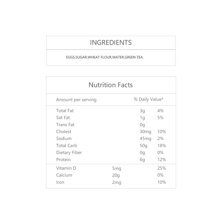 日本井村屋 CASTELLA 卡思甜樂蛋糕 抹茶味 7枚入 280g 4