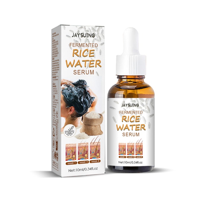 Fermented Rice Water Hair Essence Gentle Moisturizing Strengthens And Protects Hair Improves Frizz Essence Liquid 10ml