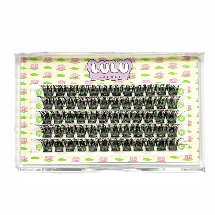 LULU LASHES アジアンドーターシリーズ - アジア人およびヨーロッパ/アメリカ人女性向けの軽量で自然なつけまつげ60束