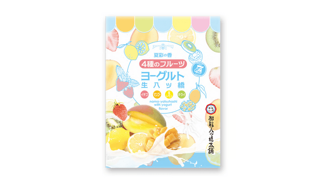 Summer-Exclusive Fresh Yogurt Yatsuhashi (4 Fruit Flavors) 20pcs