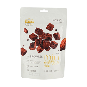 Mini Brownie Squares, Cocoa Flavor, 1.76 oz【0 Trans Fat】