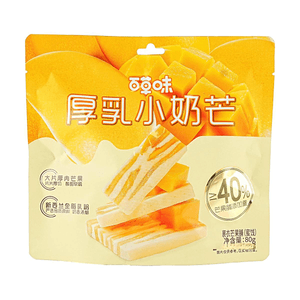 Creamy Dried Mango 2.82 oz【New Zealand Milk Powder】【Thick Sliced Mango】