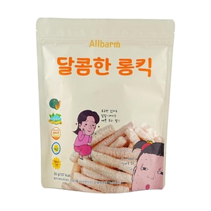 韓國ALLBARM 兒童零食 糙米條米棒 臼齒小點心 30g 甜南瓜