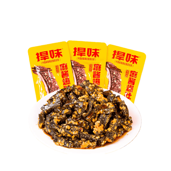 【中国直邮】  捍味 麻酱味老北京爆肚脆10g*30袋