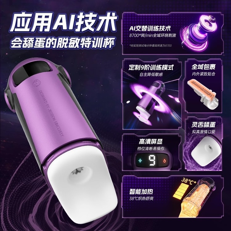 AI-trained fully automatic male masturbator adult sex toy electric vibrator  male enhancement device 1 piece