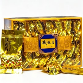 山家芳茗  福建新茶 铁观音 乌龙茶 32包入【健胃消食 促进代谢 满口芳香】250g