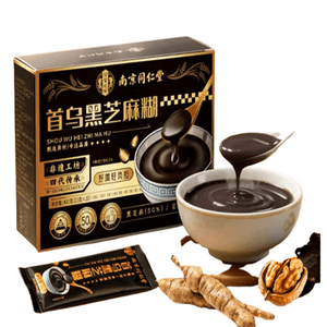 【中国直邮】 南京同仁堂 首乌五黑芝麻糊粉无糖养生发独立小包装400g