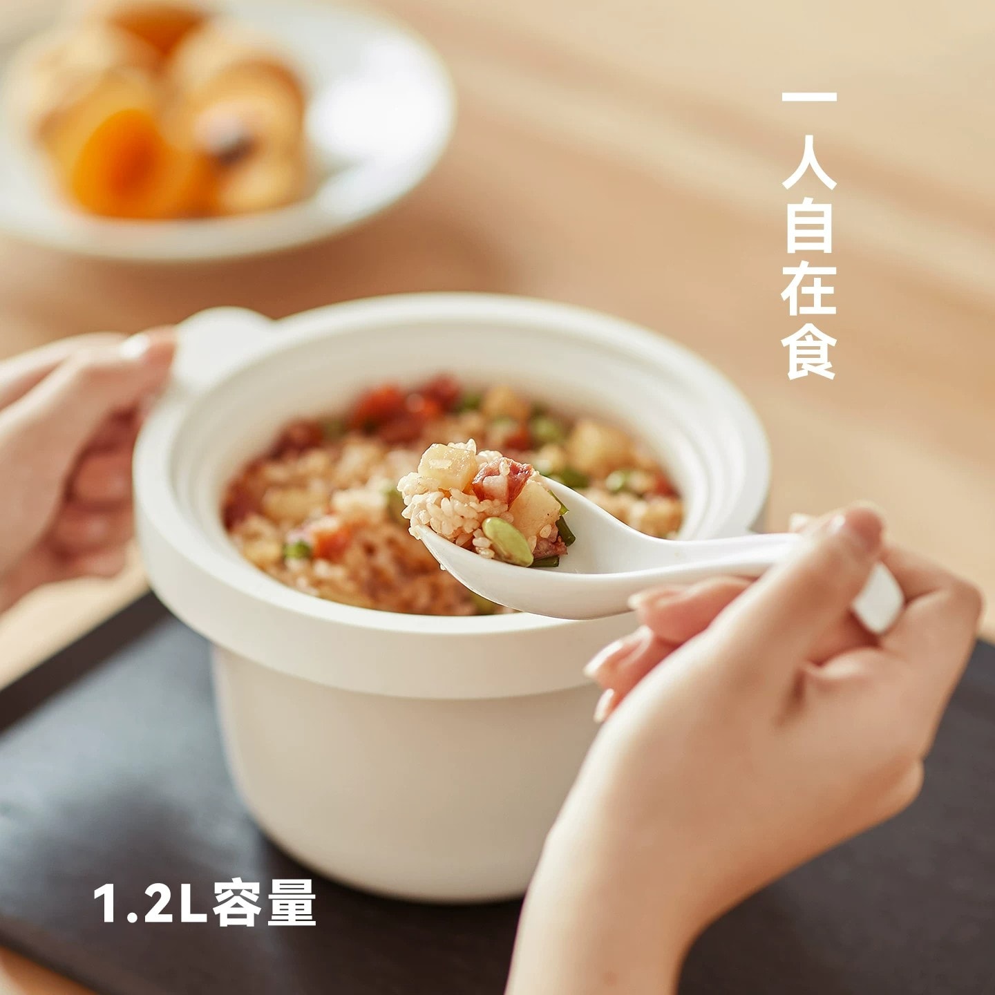 OLAYKS OLAYKS ミニライスパン 1～2人用 一人暮らし用小型炊飯器 1.2L