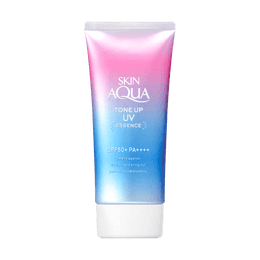 日本ROHTO樂敦 SKIN AQUA 獨角獸彩虹美肌防曬乳 修顏潤飾隔離飾底乳 SPF50+/PA++++ 80g #薰衣草紫
