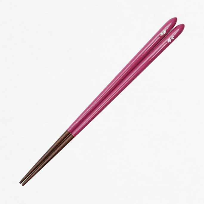 Japanese Dishwasher-Safe Chopsticks Sakura Girl Rasberry Pink – Medium
