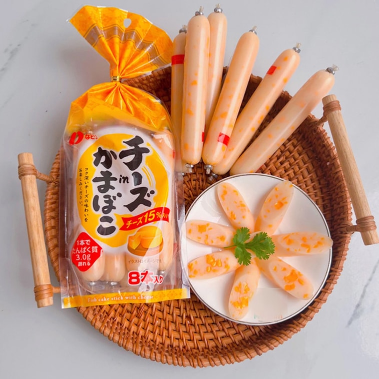 【日本直送】名取 人気チーズフィッシュソーセージ 232g 4